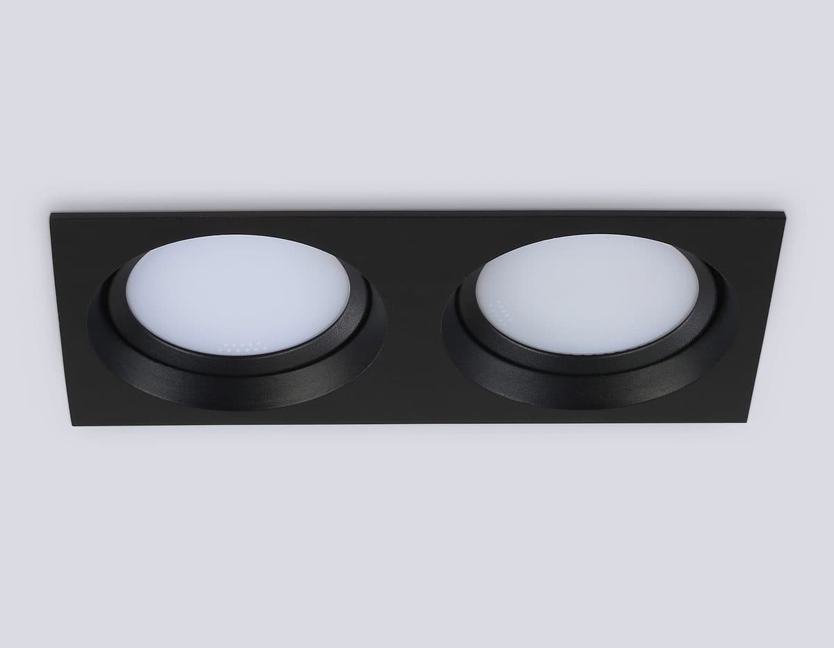 TN52235/2 BK черный IP20 GX53/2 220*110*44