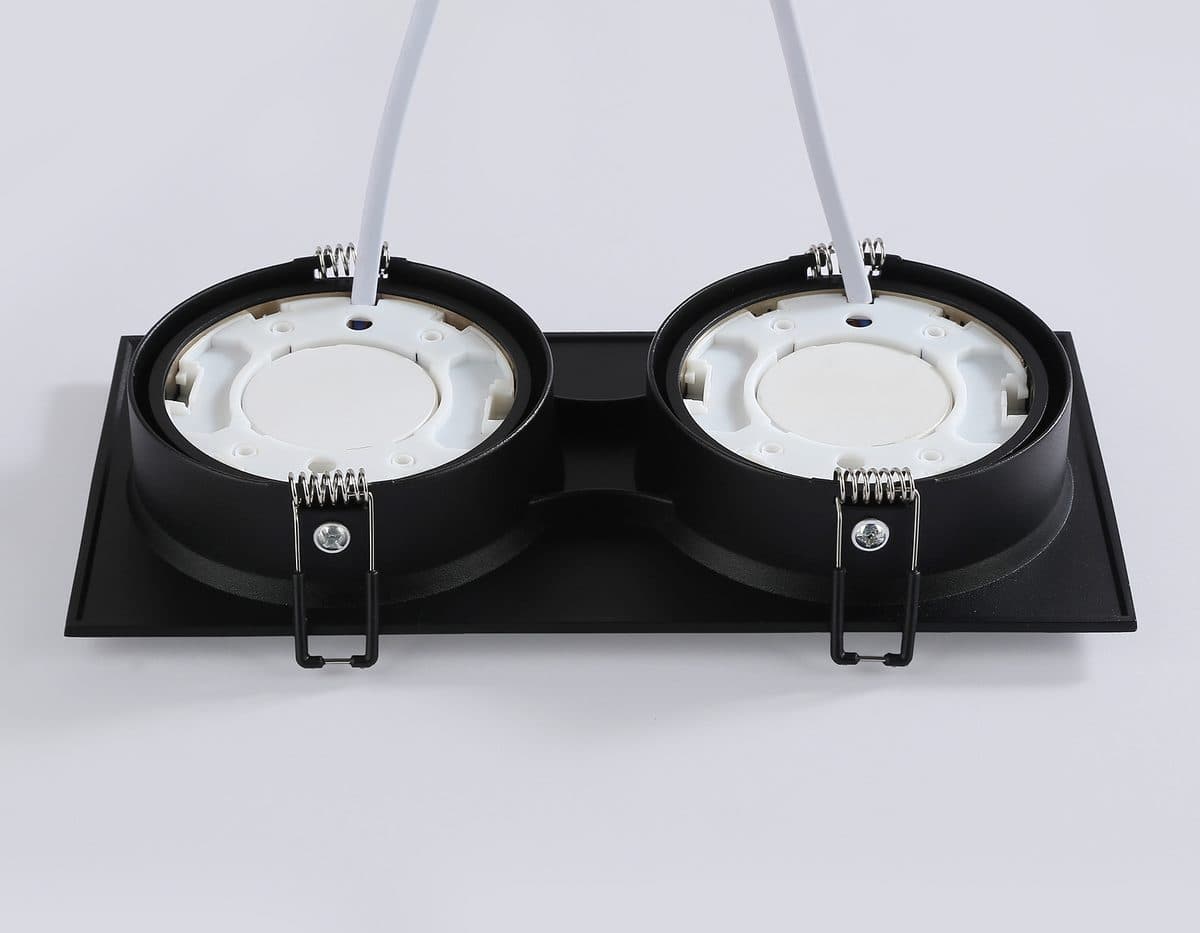 TN52235/2 BK черный IP20 GX53/2 220*110*44