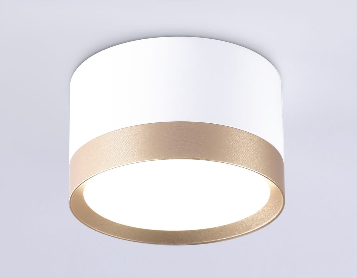 TN52355 WH/GD белый/золото GX53 max 12W D82*50