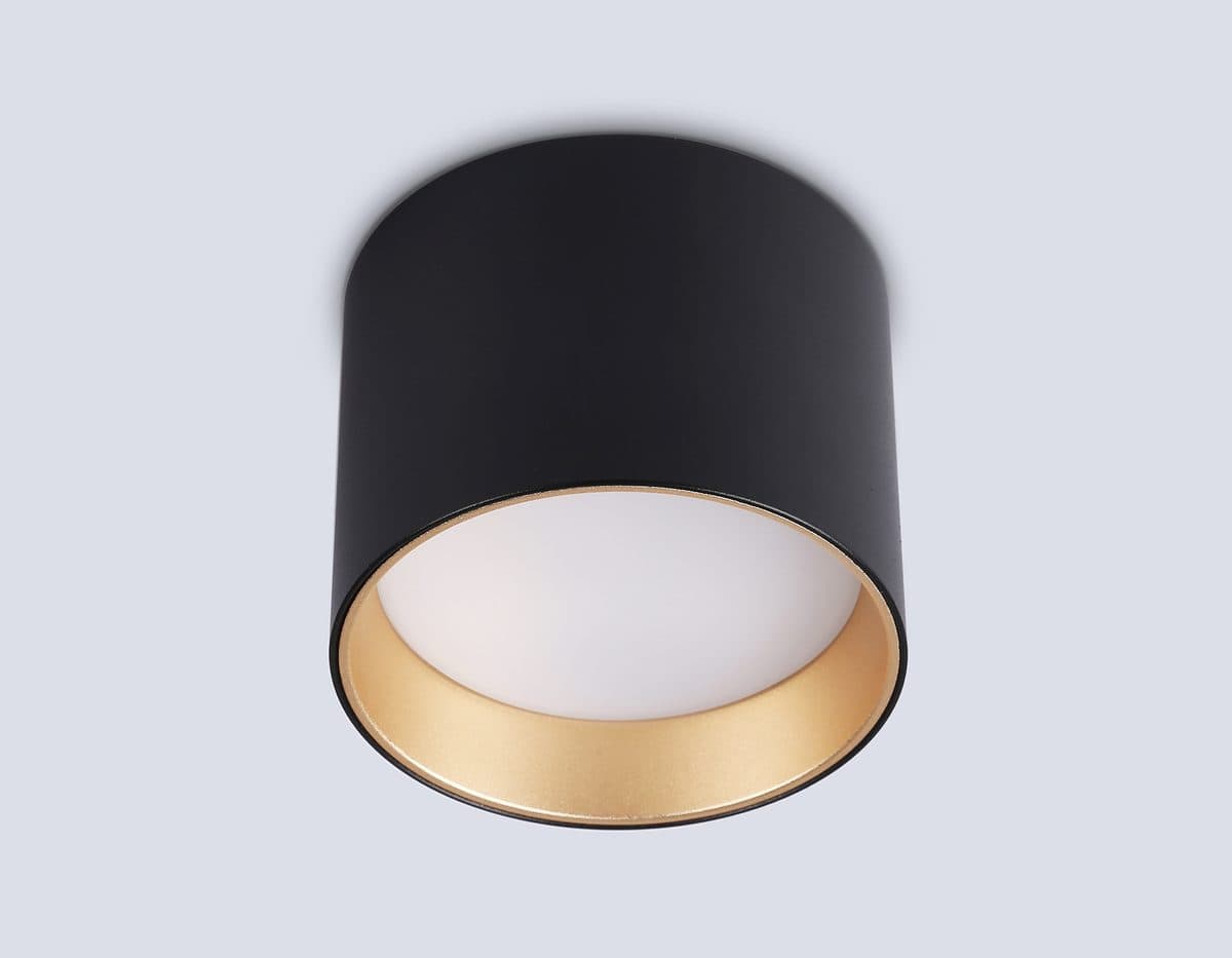 TN5306 BK/GD черный/золото GX53 max 15W D83*65