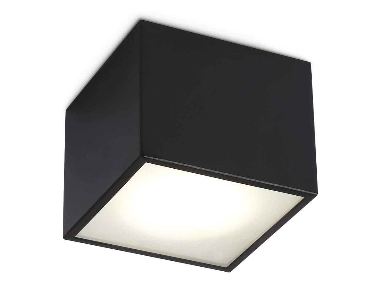 TN6532 BK черный IP44 GX53 100*100*80