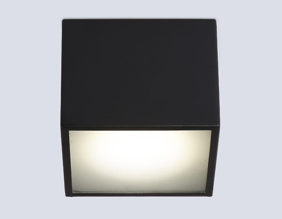 TN6532 BK черный IP44 GX53 100*100*80