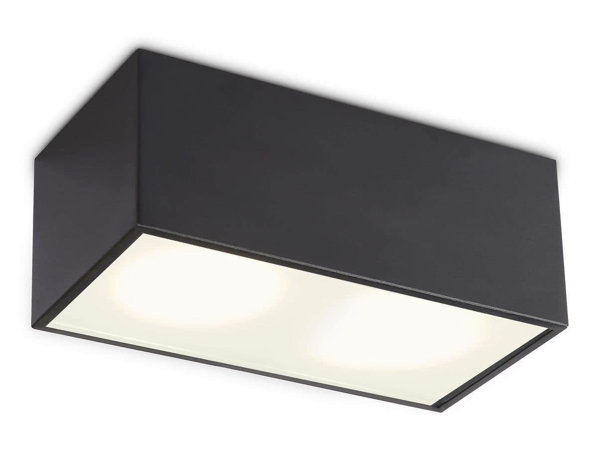 TN6535/2 BK черный IP44 GX53/2 200*100*80