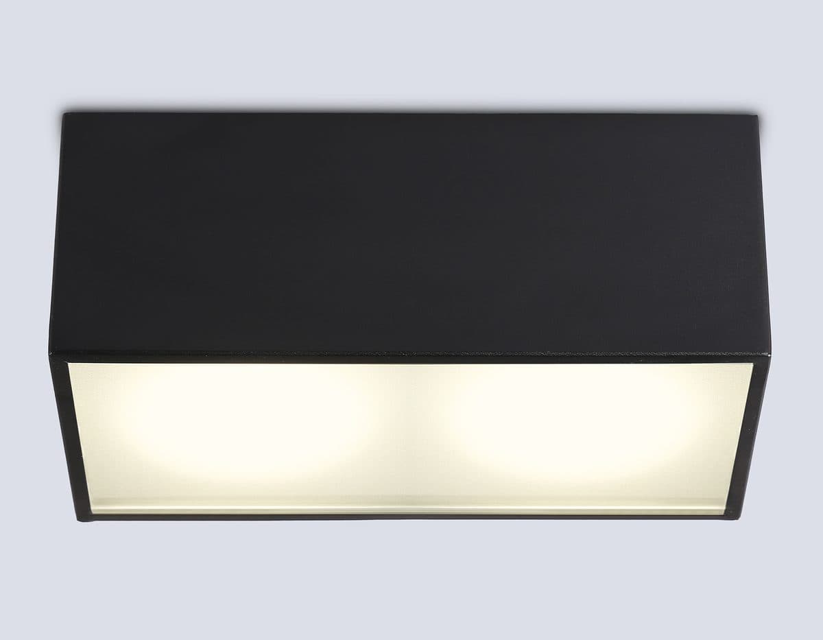 TN6535/2 BK черный IP44 GX53/2 200*100*80