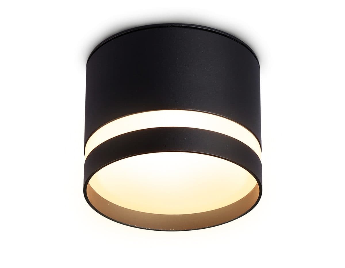 TN6572 BK черный IP44 GX53 max 15W D82*65