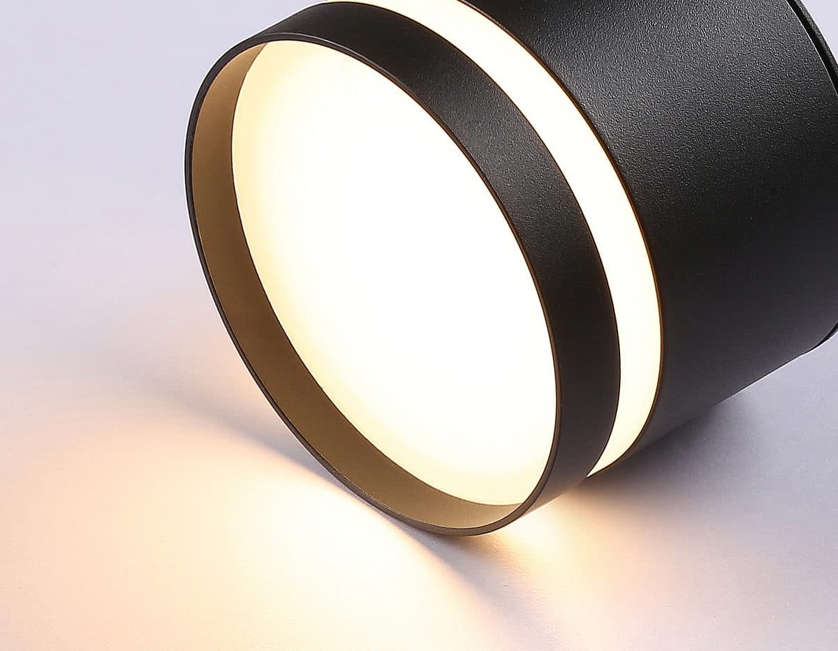 TN6572 BK черный IP44 GX53 max 15W D82*65