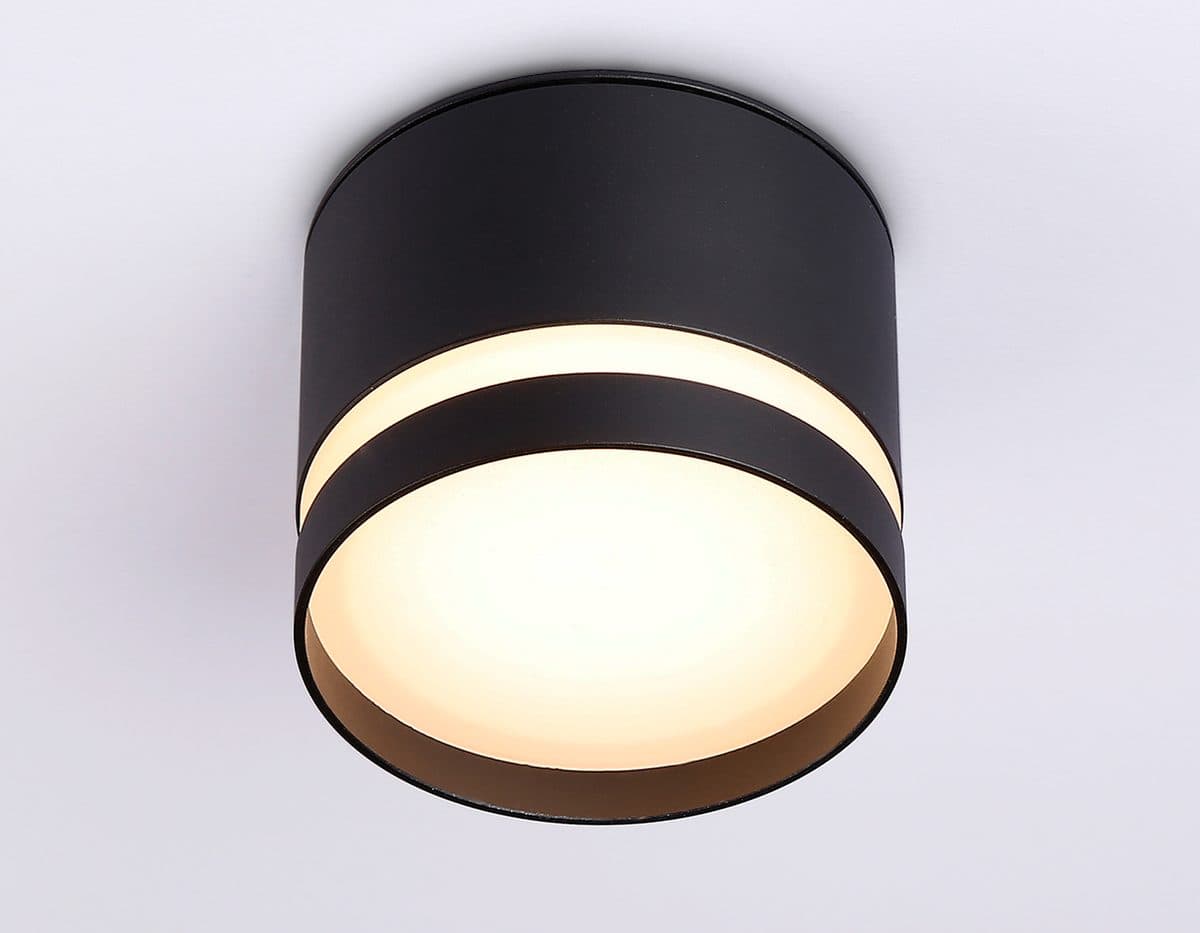 TN6572 BK черный IP44 GX53 max 15W D82*65