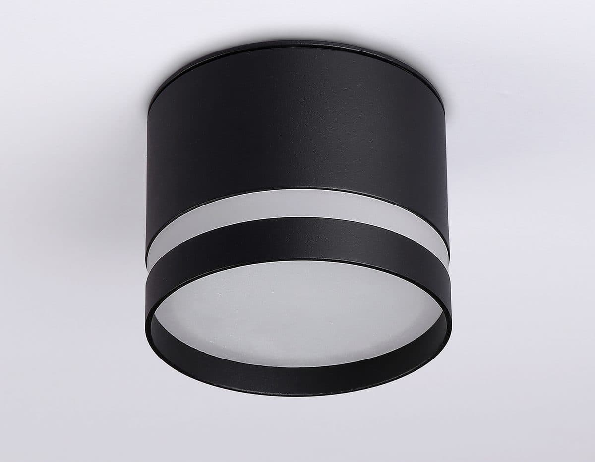 TN6572 BK черный IP44 GX53 max 15W D82*65