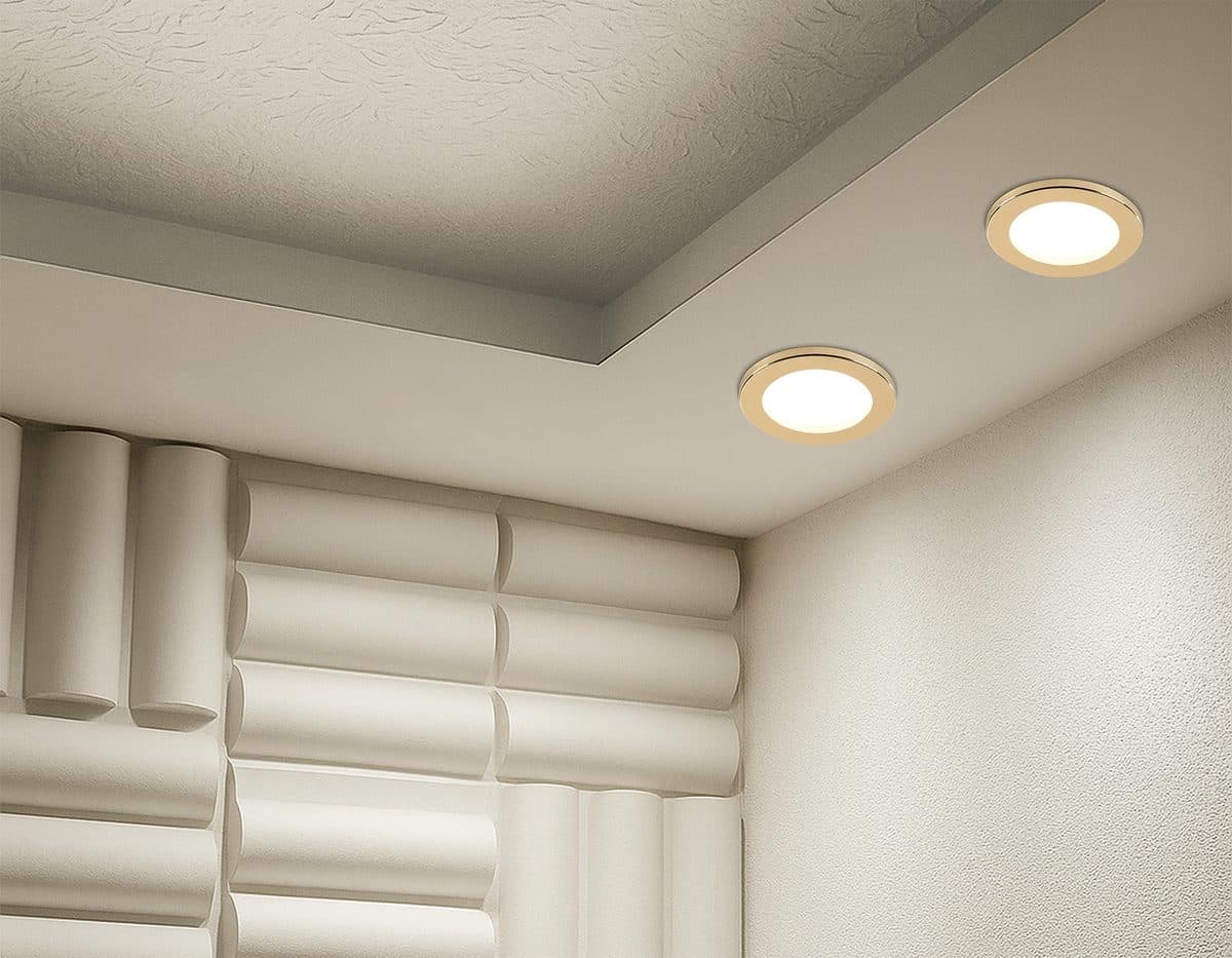 TN6634 GD золото IP44 GX53 D100*60