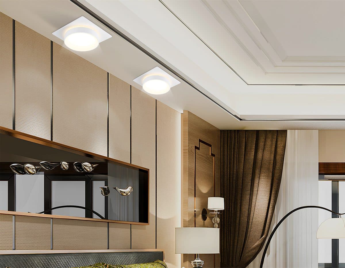 TN6709 WH белый IP44 GX53 max 15W 105*105*45