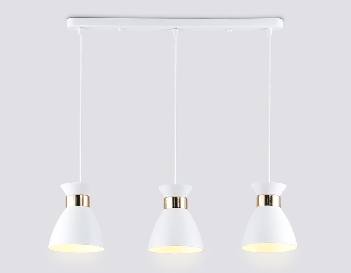 TR8466/3 WH/FGD белый/золото E27/3 max 60W 550*135*1000