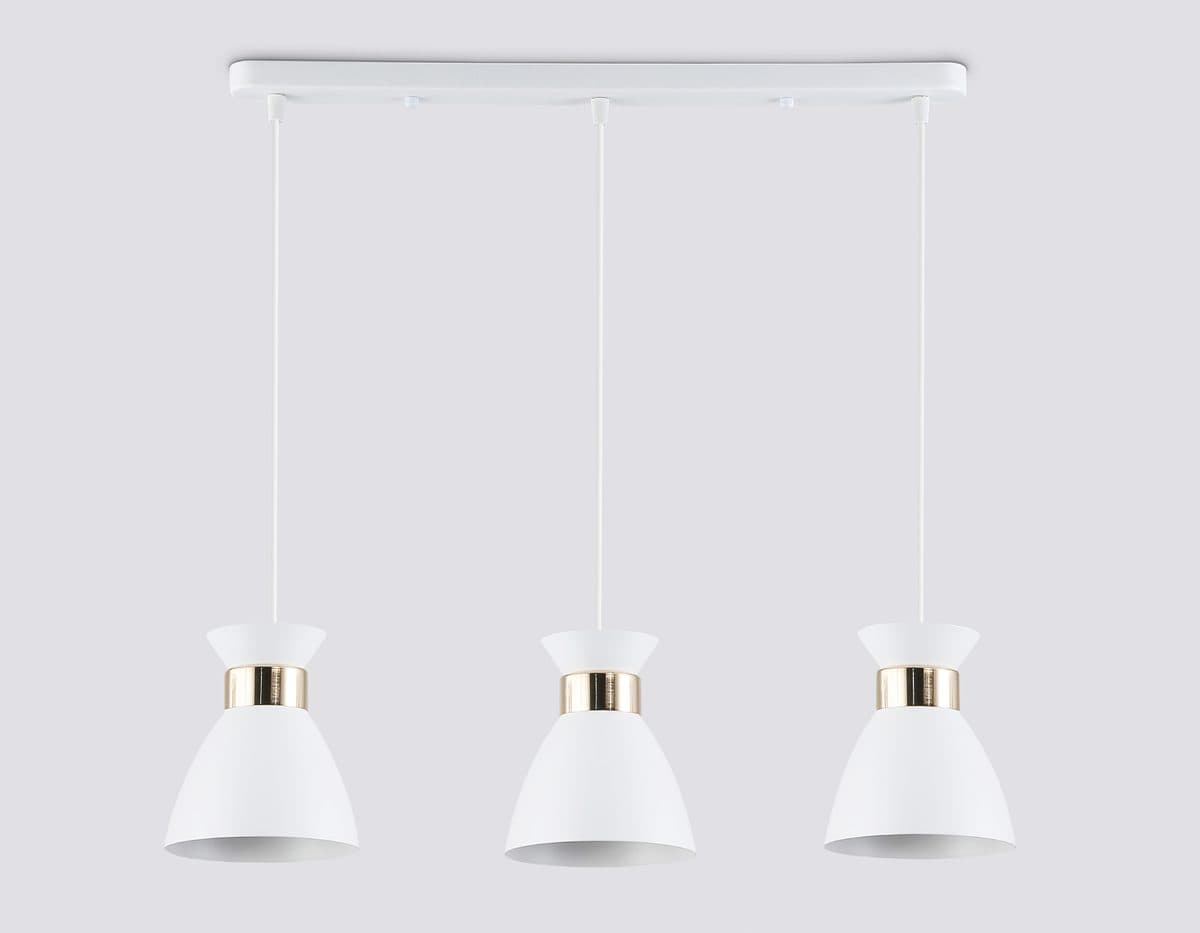 TR8466/3 WH/FGD белый/золото E27/3 max 60W 550*135*1000