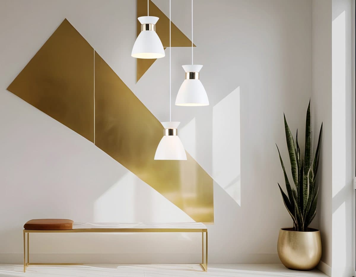 TR8467/3 WH/FGD белый/золото E27/3 max 60W D340*1000