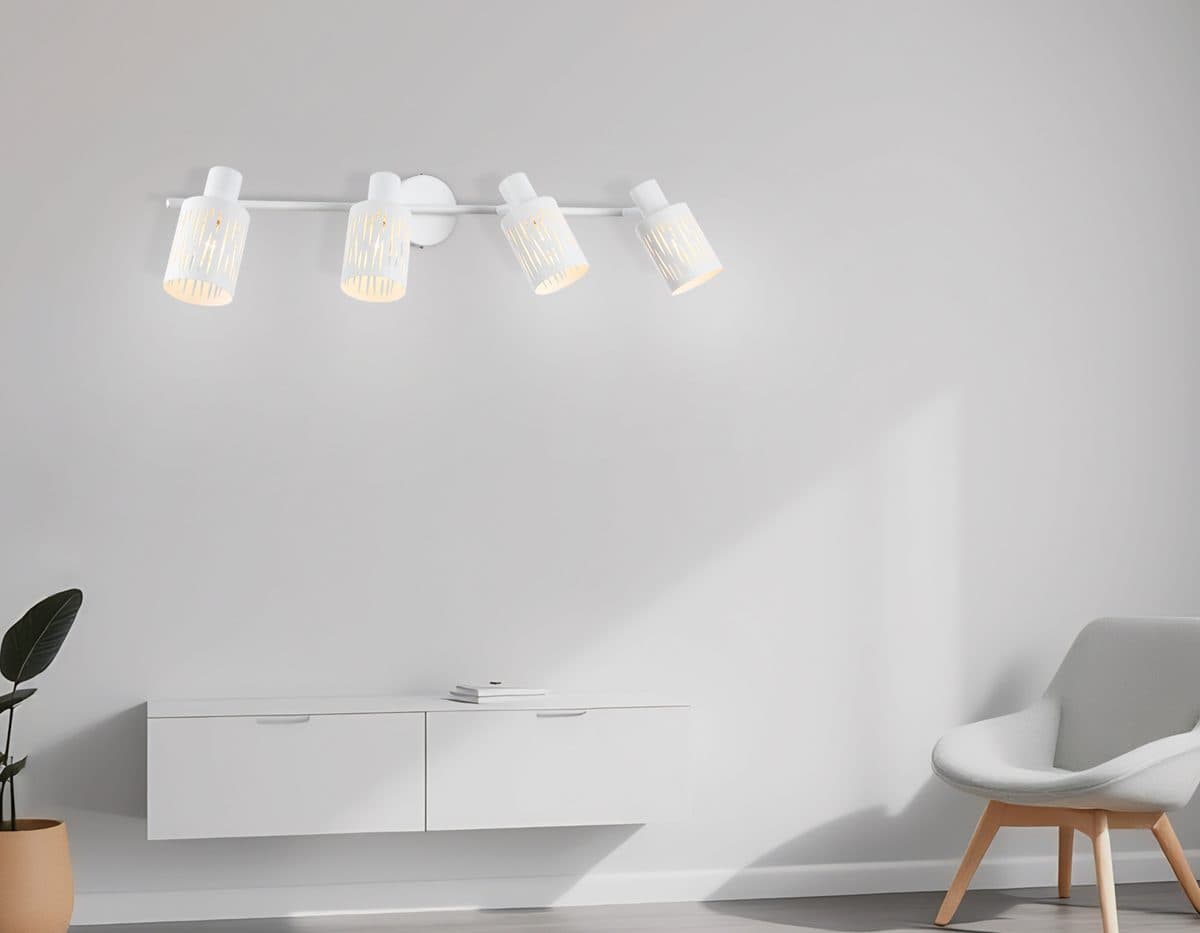 TR8666/4 WH белый E14/4 max 60W 760*100*190