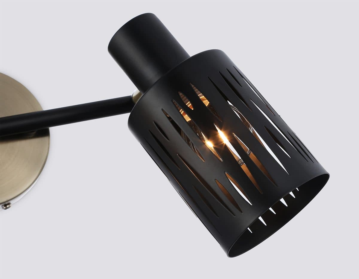 TR8668/2 BK/SB чёрный/бронза E14/2 max 60W 360*100*190