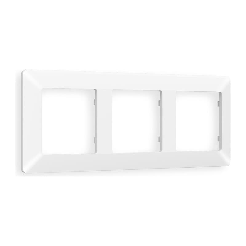 Рамка ALFA Line (Белый матовый) 3-ая