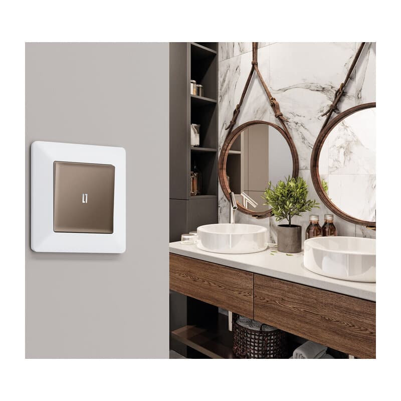 Рамка ALFA Line (Белый матовый) 3-ая