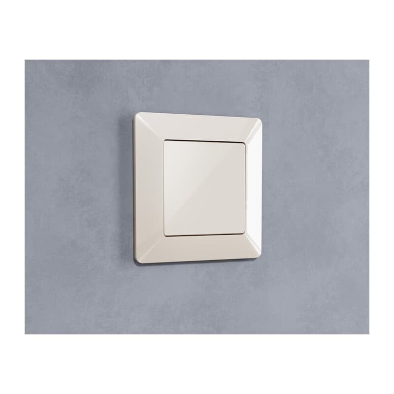 Рамка ALFA Line (Бежевый глянец) 1-ая