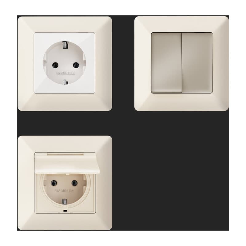 Рамка ALFA Line (Бежевый матовый) 3-ая