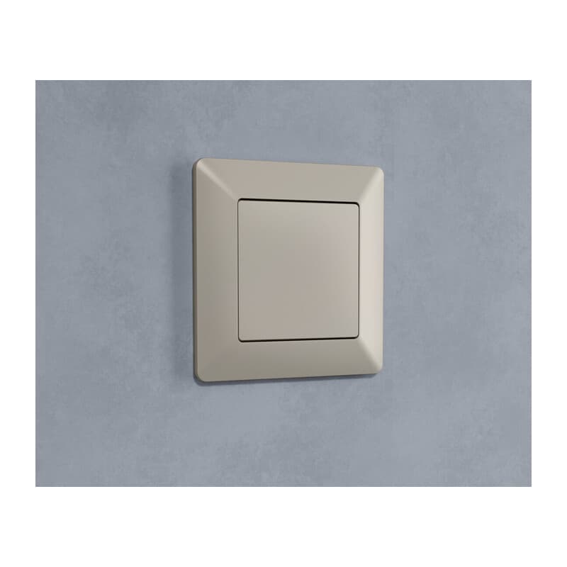 Рамка ALFA Line (Серо-бежевый матовый) 1-ая