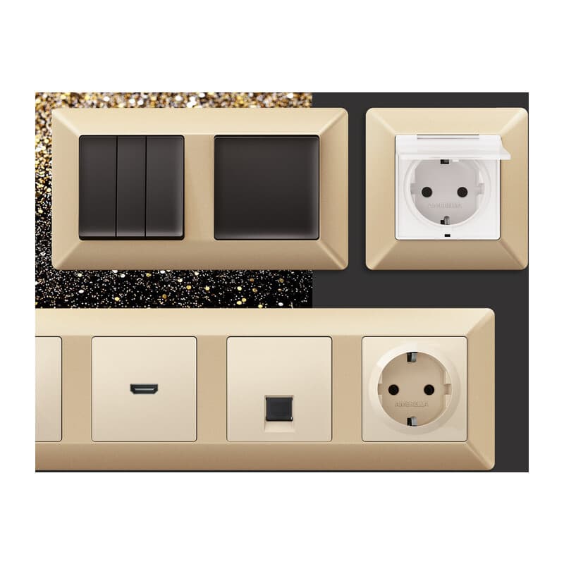 Рамка ALFA Line (Шампань) 3-ая