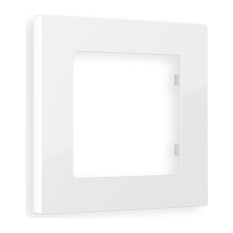 Рамка ALFA Techno (Белый глянец) 1-ая