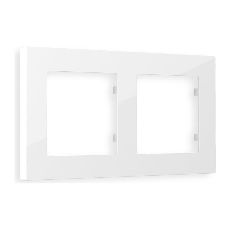 Рамка ALFA Techno (Белый глянец) 2-ая