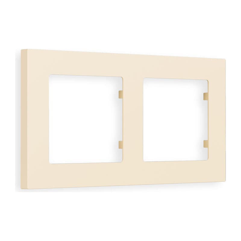 Рамка ALFA Techno (Бежевый матовый) 2-ая