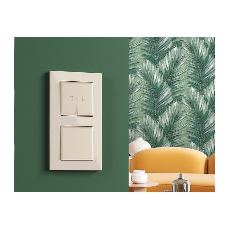 Рамка ALFA Techno (Бежевый матовый) 4-ая