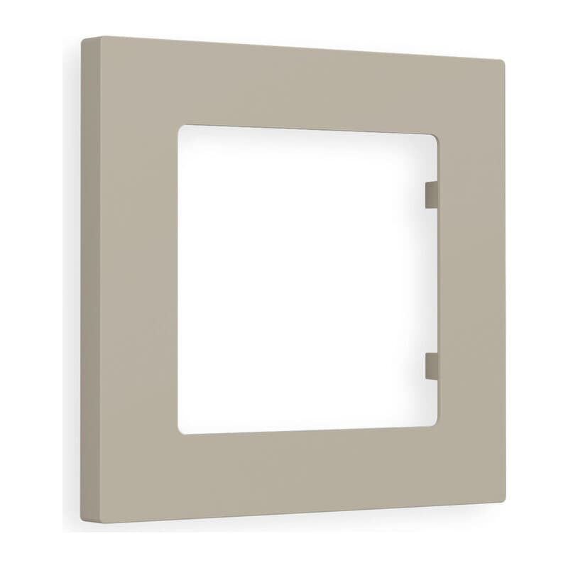 Рамка ALFA Techno (Серо-бежевый матовый) 1-ая