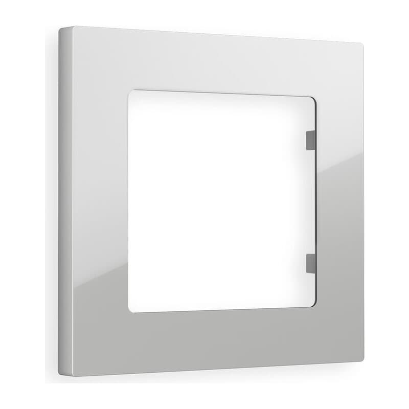 Рамка ALFA Techno (Серебро глянец) 1-ая