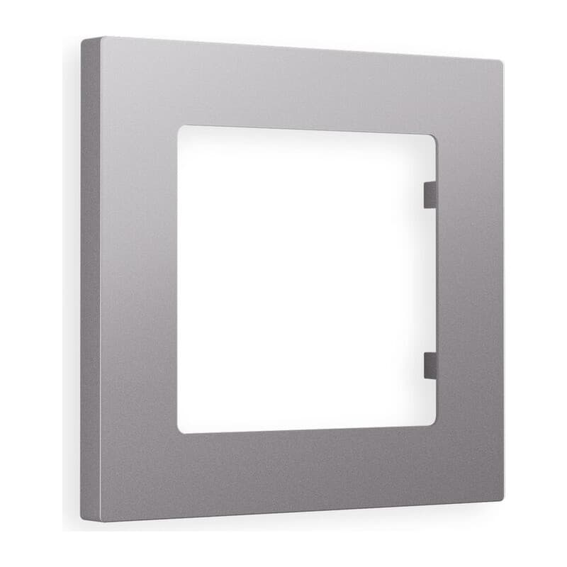 Рамка ALFA Techno (Сталь матовый) 1-ая