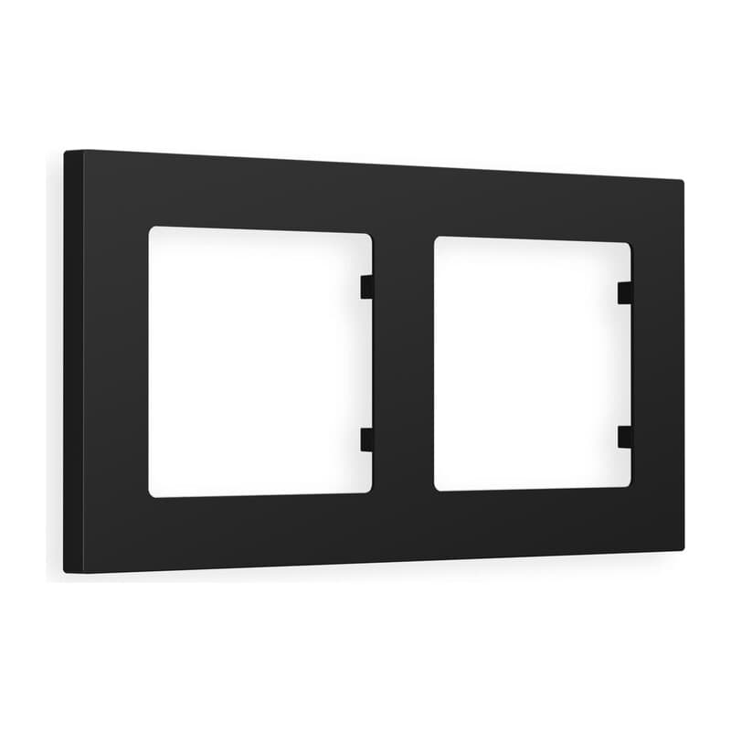 Рамка ALFA Techno (Черный матовый) 2-ая