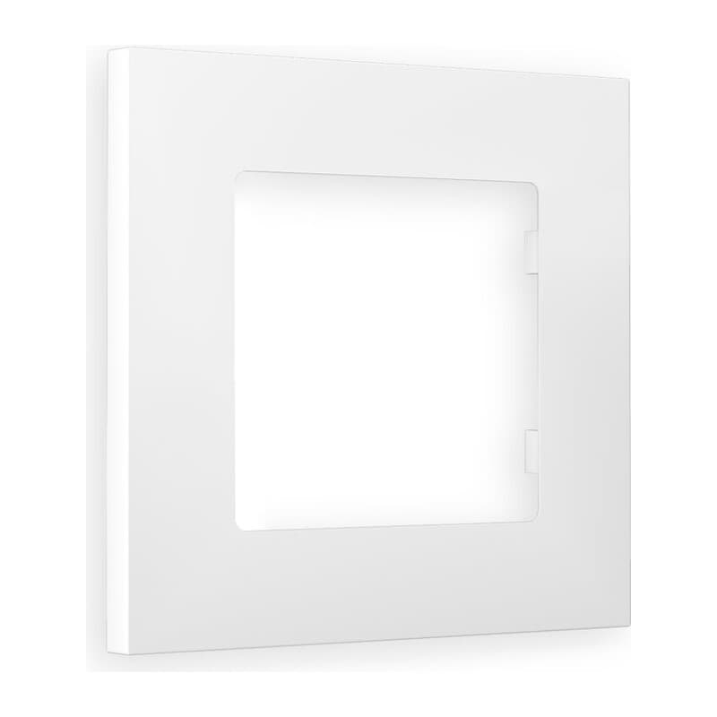 Рамка ALFA Qubi (Белый матовый) 1-ая