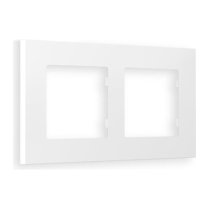 Рамка ALFA Qubi (Белый матовый) 2-ая