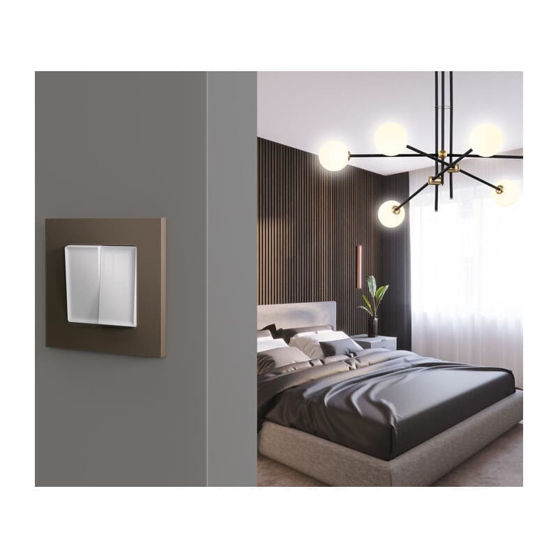 Рамка ALFA Qubi (Темная бронза матовый) 2-ая