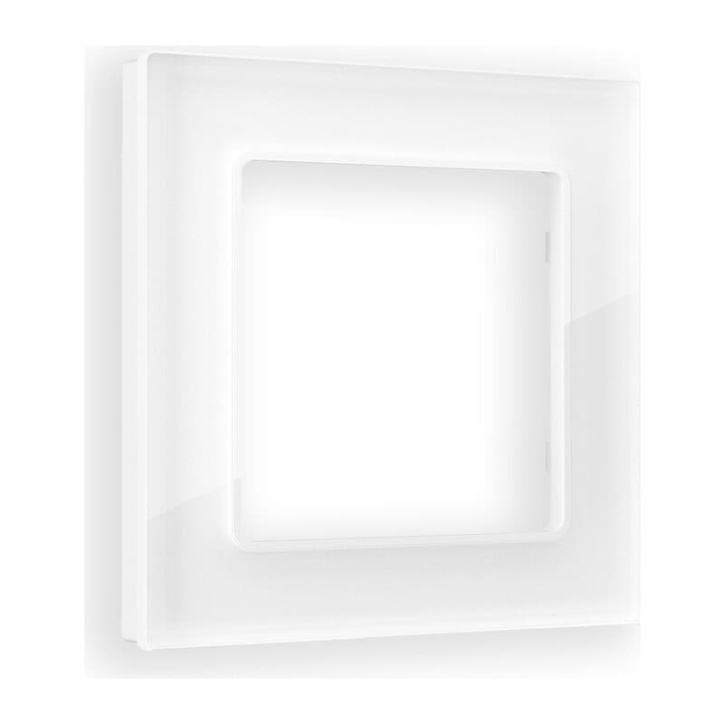 Рамка ALFA Platos (Белый Стекло органическое) 1-ая