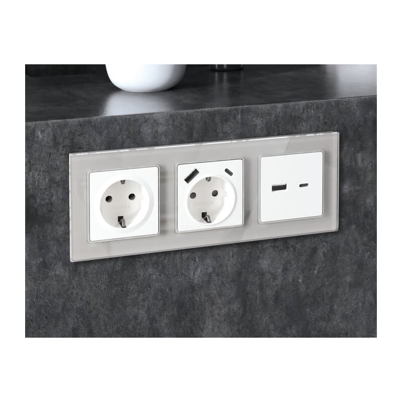 Рамка ALFA Platos (Серебро Стекло органическое) 4-ая