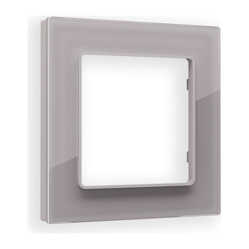 Рамка ALFA Platos (Сталь Стекло органическое) 1-ая