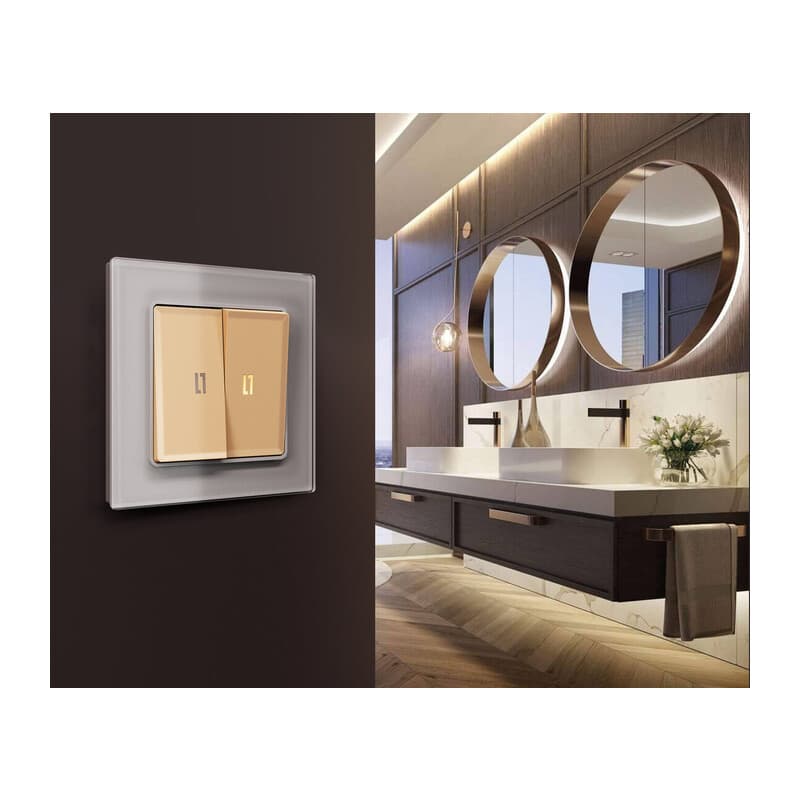 Рамка ALFA Platos (Сталь Стекло органическое) 3-ая