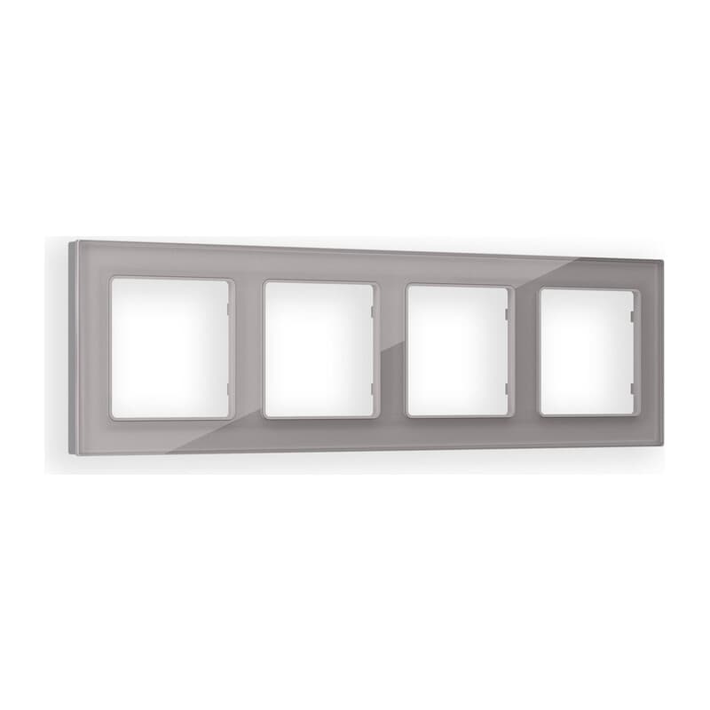 Рамка ALFA Platos (Сталь Стекло органическое) 4-ая