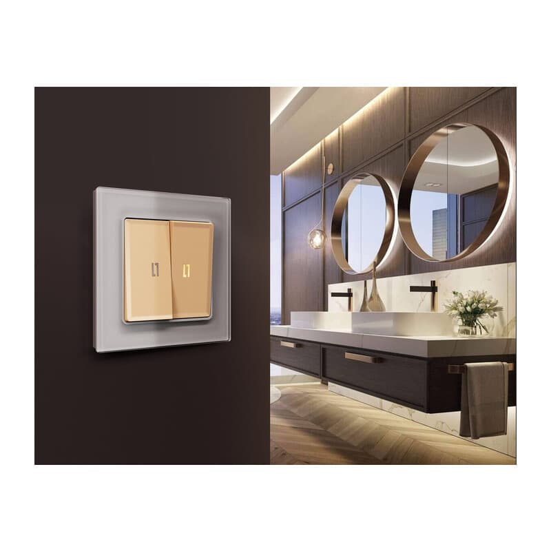 Рамка ALFA Platos (Сталь Стекло органическое) 4-ая