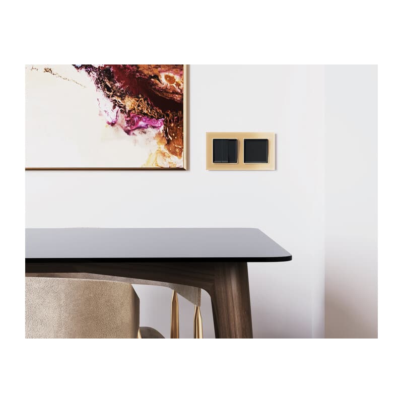 Рамка ALFA Platos (Шампань Стекло органическое) 2-ая