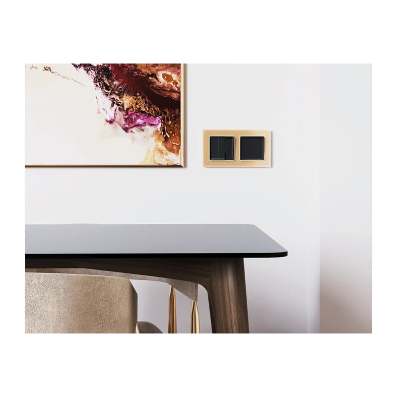 Рамка ALFA Platos (Шампань Стекло органическое) 4-ая