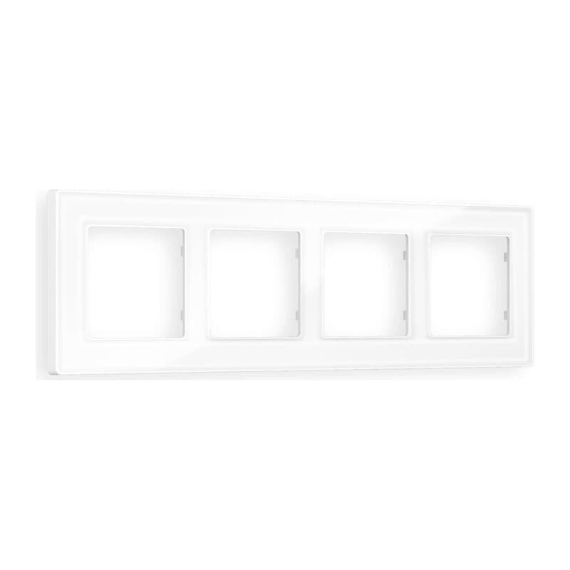 Рамка ALFA Arctic (Белый Стекло органическое) 4-ая