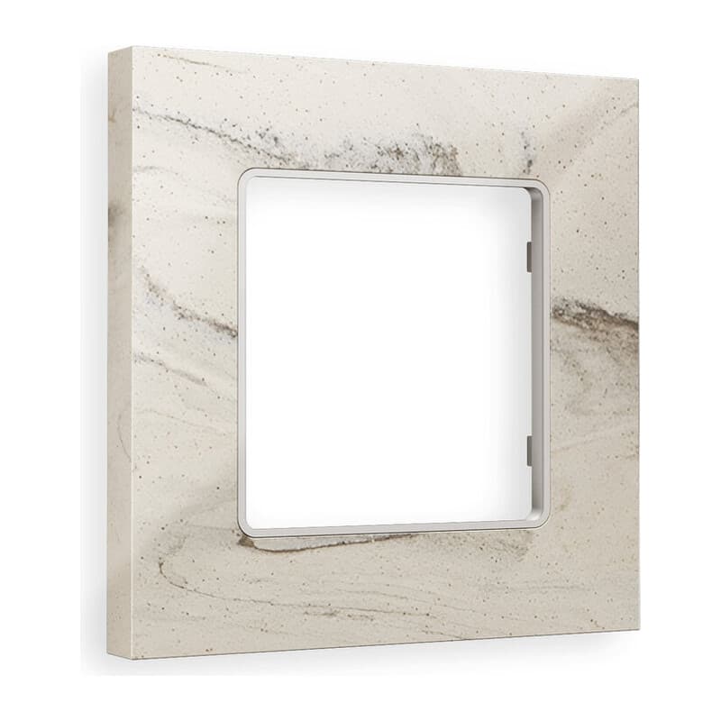 Рамка ALFA Grand (Серо-бежевый мрамор) 1-ая