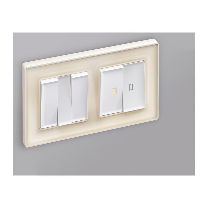 Комплект механизма 3-кл выключателя ALFA Белый матовый QUANT (AP1250, VM133)