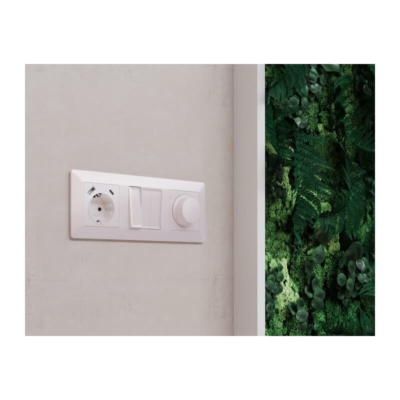 Комплект механизма 3-кл выключателя ALFA Жемчуг QUANT (AP2050, VM133)