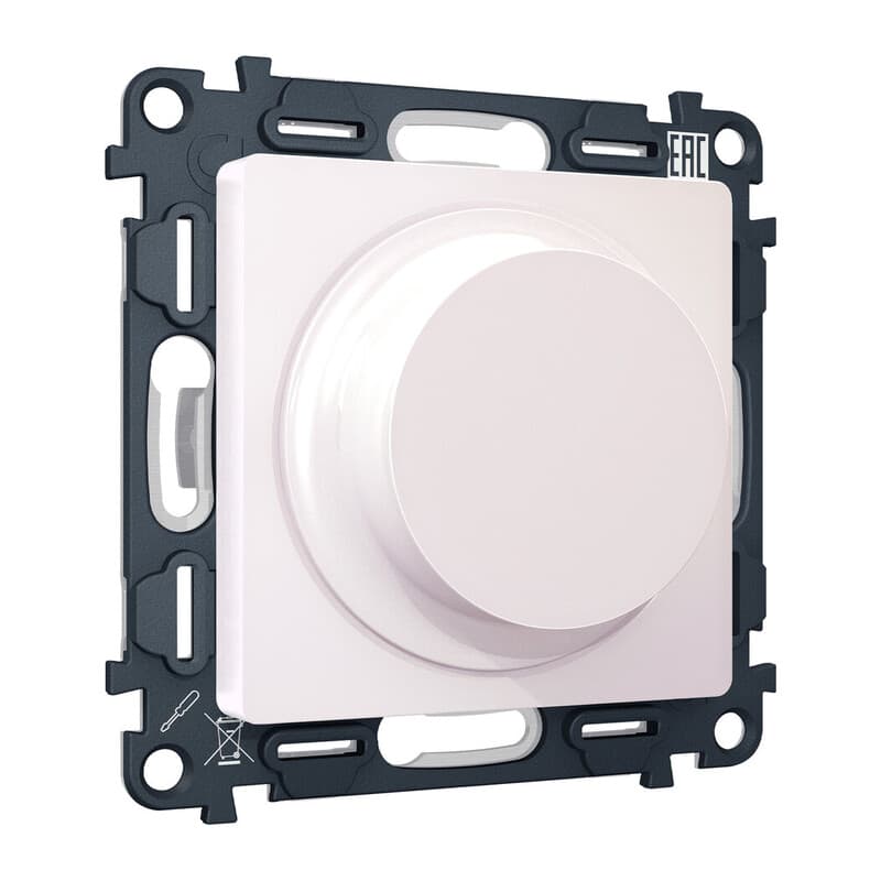 Комплект механизма светорегулятора универсального ALFA Жемчуг 25-600W/LED 5-300W QUANT (AP2055, VM136)