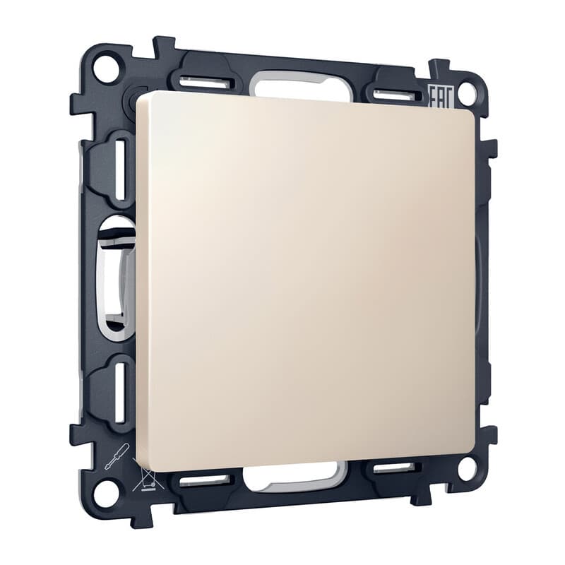 Комплект суппорта универсального ALFA Бежевый матовый QUANT (AP3360, VM240)